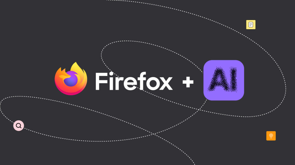 Firefox 瀏覽器右側開啟 AI 視窗模式，顯示網頁內容摘要和警告提示的截圖。